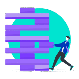 Businessman analyzing strategies in a mind game, illustrating strategic thinking in debt collection technology and workflow optimization
