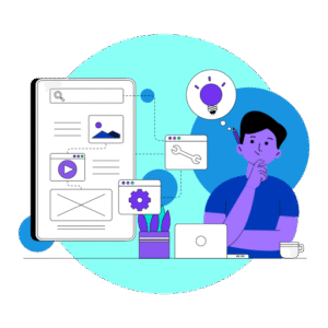 Visual rule design interface illustrating decision flow and design thinking for modern credit decisioning software.