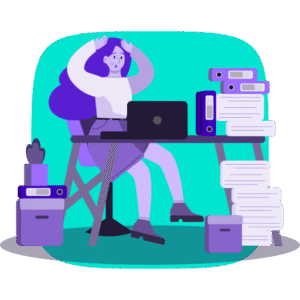 Illustration of workload before evolution of loan origination platforms